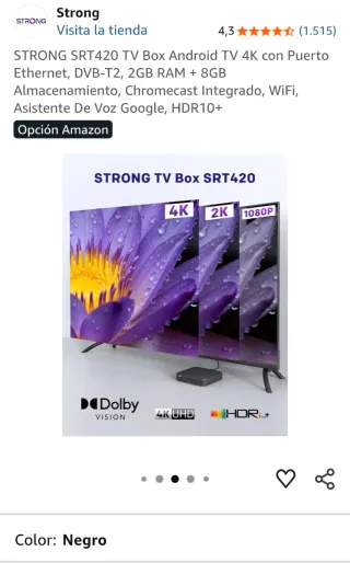 Strong SRT420 TV Box Android 4K