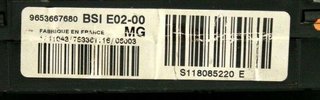 Caja de Fusibles PEUGEOT 206 /CITROEN PICASSO S118085220E 9653667680