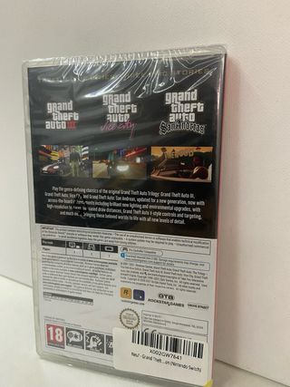 Nintendo Switch Grand Theft Auto Trilogy Precintad