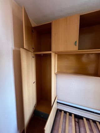 Armario modular con cama nido