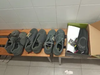 Lote 4 Pares Zapatos Seguridad Hombre Talla 42