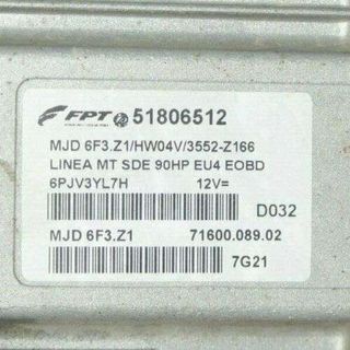 ECU Centralita FIAT 51806512 MJD6F3Z1 MJD 6F3.Z1 7160008902 71600.089.02
