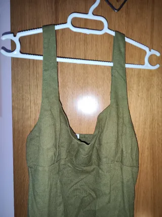 Vestido verde de tirantes
