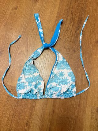 Bikini Mujer Azul y Blanco