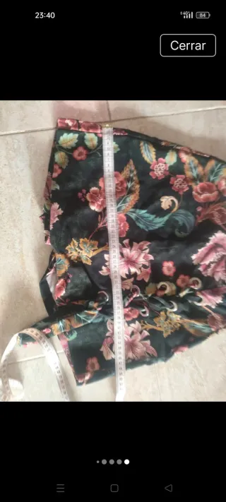 Falda pantalon corta estampada floral