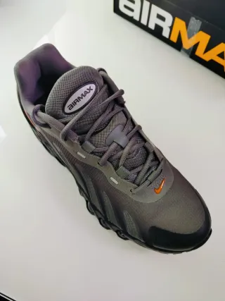 Zapatillas Nike Air Max Grises y Naranjas