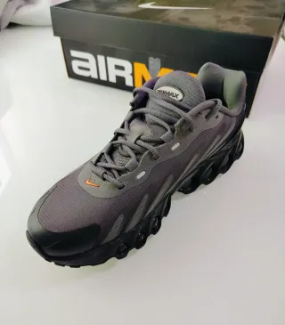 Zapatillas Nike Air Max Grises y Naranjas