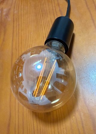 Lámpara de techo colgante madera y metal