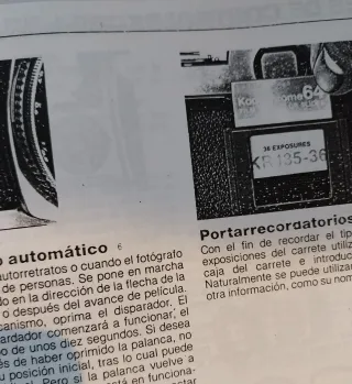 Nikon FE-2 fotocopia de las instrucciones