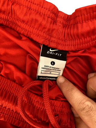 Nike Dri Fit Shorts Rojo Hombre L Running Gym