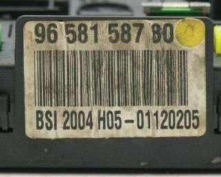 Caja de Fusibles PEUGEOT / CITROEN 9658158780 BSI 2004 H05-01