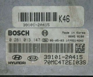 ECU Centralita HYUNDAI / KIA 0281013147 391012A415 39101-2A415
