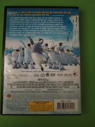 Película en DVD "Happy feet".