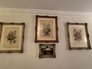 Cuadros con Marcos Dorados y Marrones