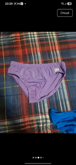 Costume da bagno blu