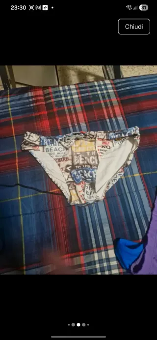 Costume da bagno blu