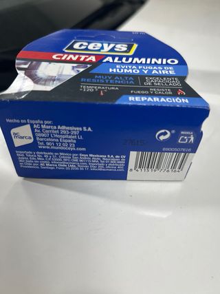 Cinta Aluminio Ceys 10m