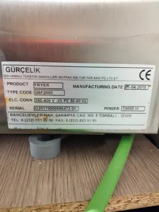 Freidora Eléctrica Industrial Doble
