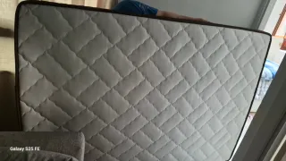 somier con  colchon,