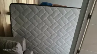 somier con  colchon,