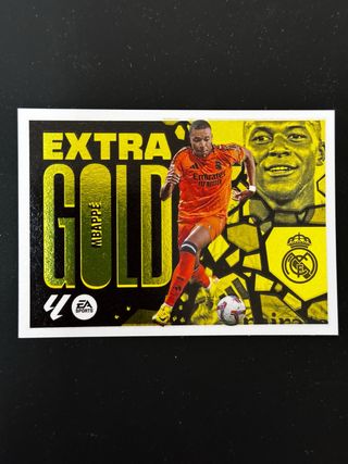 Cromo Mbappé Extra Gold