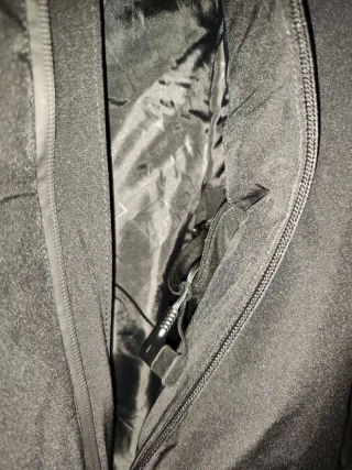 Cazadora mujer negra calefactable