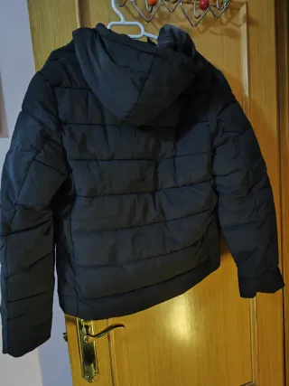 Cazadora mujer negra calefactable