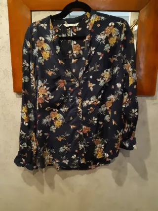 Camisa estampada mujer