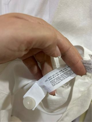 Vestido vaquero blanco Zara