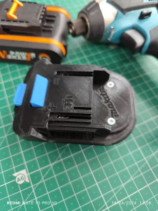 Adaptador Makita para Batería Worx