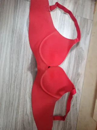 Sujetador push up rojo