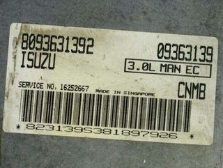 ECU Centralita ISUZU TROOPER / OPEL MONTEREY  8093631392 09363139