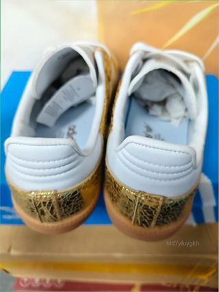 Adidas Samba Dorado Textura Cocodrilo Talla 38