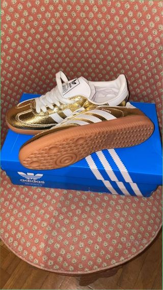 Adidas Samba Dorado/Blanco Talla 37
