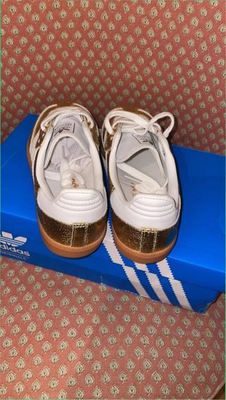 Adidas Samba Dorado/Blanco Talla 37