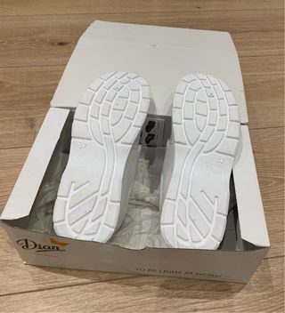 Zapatos de trabajo blancos Dian mujer