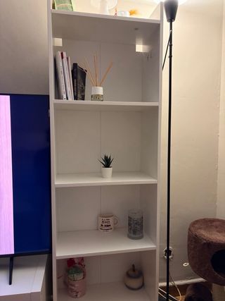 Mueble de salón blanco modular