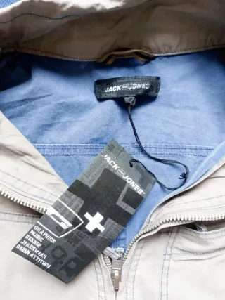 Chaqueta Jack & Jones Gris con Capucha