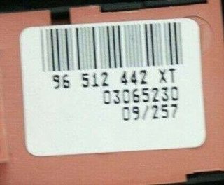 Mando Climatizador  PEUGEOT (407) 96844741XN 5HB009334-67