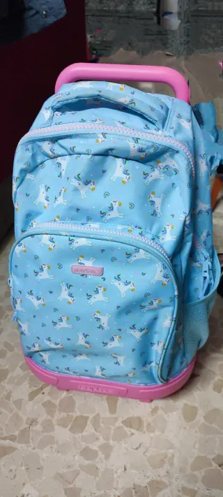 Mochila Safta con ruedas y carro extraíble