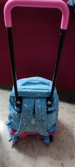 Mochila Safta con ruedas y carro extraíble