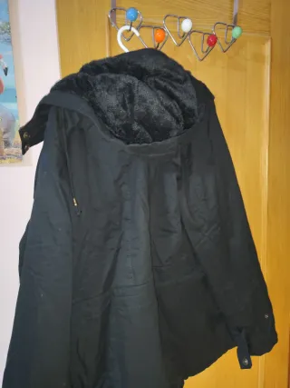 Cazadora de invierno negra