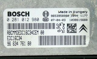 Centralita Motor ECU Citroen / Peugeot 0281012980 9663476180