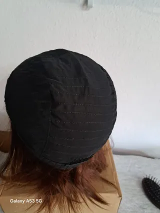 Peluca Pelo Natural Castaño Rojizo