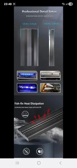 Pantalla LED Acuario Marino H54 WiFi