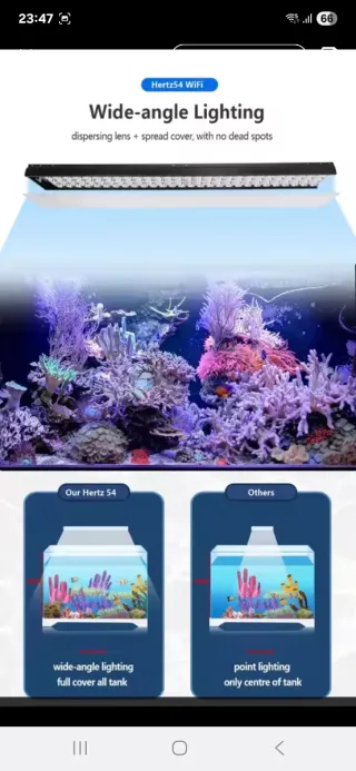 Pantalla LED Acuario Marino H54 WiFi