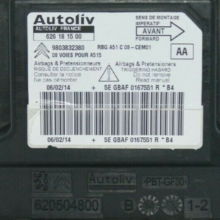Centralita Airbag PEUGEOT/CITROEN 626181500 626 18 15 00 620504800 9803832380