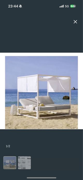 Cama balinesa exterior NUEVA sin abrir