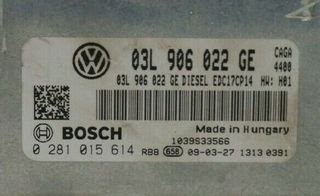 ECU Centralita VW / SEAT 03L906022GE 0281015614  1 año garantía