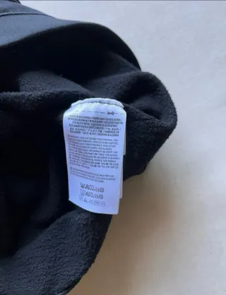 Sudadera Vans Negra Logo Blanco